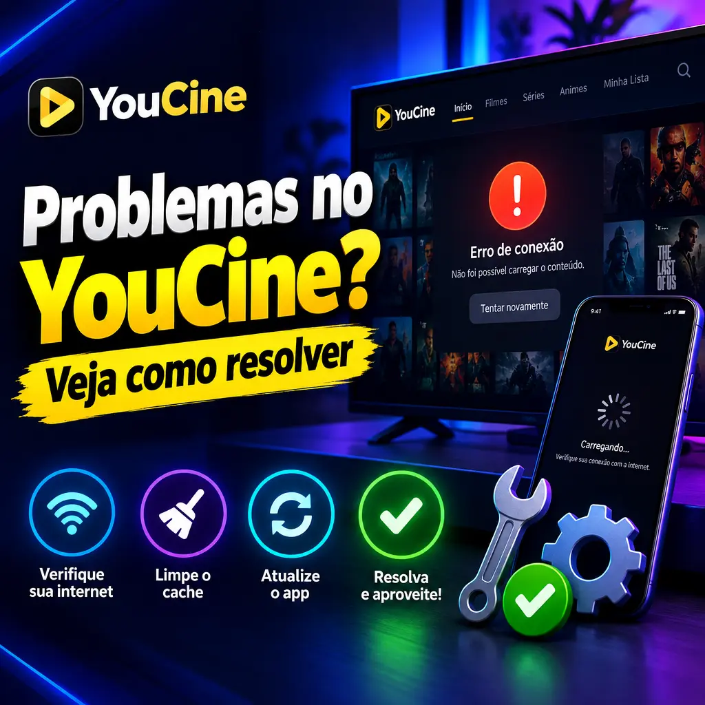 Problemas comuns do YouCine e como resolvê-los